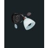 Trio-Leuchten Traditio Wall Light dark brown, rust-coloured, 1-light source