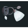 Trio-Leuchten Traditio Wall Light dark brown, rust-coloured, 1-light source