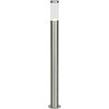 Brilliant BERGEN path light LED stainless steel, 1-light source
