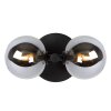 Lucide TYCHO Wall Light black, 2-light sources