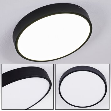 KRAGOS Ceiling Light LED black, white, 1-light source