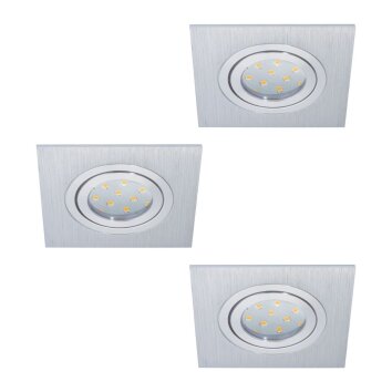 Eglo AREITIO recessed light LED aluminium, 3-light sources