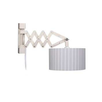 Waldi Stripes XL wall light grey, 1-light source
