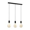 Eglo POZUETA Pendant Light black, 3-light sources