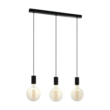 Eglo POZUETA Pendant Light black, 3-light sources