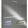 Honsel METIS Pendant Light LED matt nickel, 1-light source, Colour changer