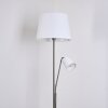 GUNSTOCK Floor Lamp polished nickel, 2-light sources