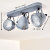 Butikon Ceiling Light grey, 3-light sources