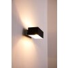 Ideallux BOX AP2 wall light black, 2-light sources