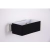 Ideallux BOX AP2 wall light black, 2-light sources