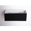Ideallux BOX AP2 wall light black, 2-light sources