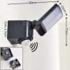 Outdoor Wall Light Larvik LED anthracite, 1-light source, Motion sensor