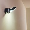 Outdoor Wall Light Larvik LED anthracite, 1-light source, Motion sensor