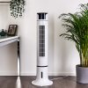 URBINO TOWER standing fan black, white, Remote control