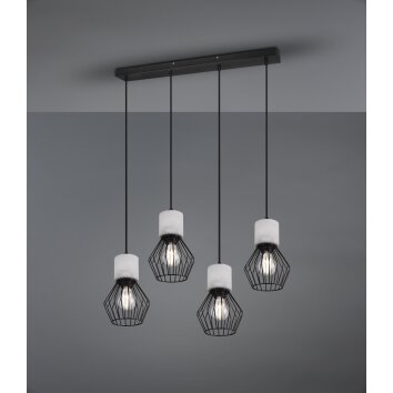 Trio JAMIRO Pendant Light black, 4-light sources