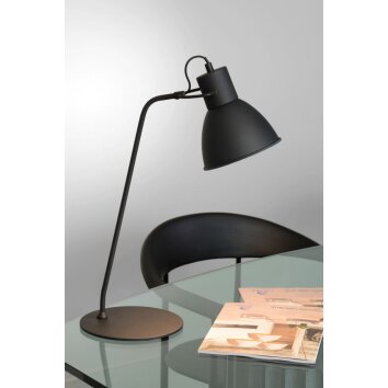 Lucide SHADI table lamp black, 1-light source