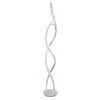 Floor Lamp Globo STANIOS LED chrome, 1-light source, Remote control, Colour changer