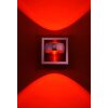Wall Light Leuchten Direkt Ls-OPTI LED stainless steel, 2-light sources, Remote control, Colour changer
