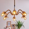 FREETOWN Pendant Light brown, black, 6-light sources