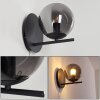 HOGATZA Wall Light black, 1-light source