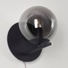 HOGATZA Wall Light black, 1-light source