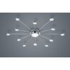Trio-Leuchten Bodrum Ceiling Light LED chrome, 12-light sources, Remote control