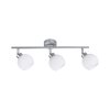 Leuchten-Direkt LOTTA ceiling light silver, 3-light sources