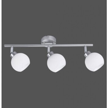 Leuchten-Direkt LOTTA ceiling light silver, 3-light sources