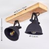 Svanfolk Ceiling Light Light wood, 2-light sources
