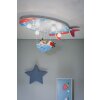 Elobra LUFTSCHIFF Ceiling Light blue, red, 4-light sources