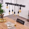 BARBENGO Pendant Light black, 6-light sources