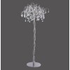 Paul Neuhaus lights ICICLE ground light, floor lamp Stainless steel color, 5-light sources
