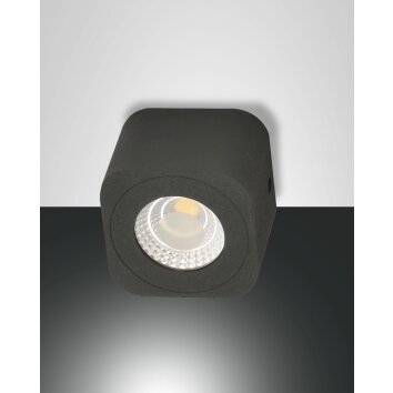 Fabas Luce PALMI Ceiling light LED anthracite, 1-light source