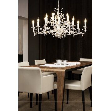 Eglo FLITWICK 1 hanging light silver, 15-light sources