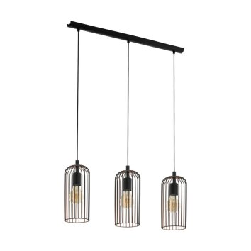 Eglo ROCCAMENA Pendant Light copper, black, 3-light sources