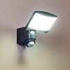Outdoor Wall Light Larvik LED anthracite, 1-light source, Motion sensor
