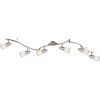 Globo CALEB ceiling light chrome, matt nickel, 6-light sources