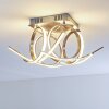 FELIN ceiling light LED matt nickel, 1-light source