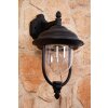Konstsmide PARMA wall light black, transparent, clear, 1-light source