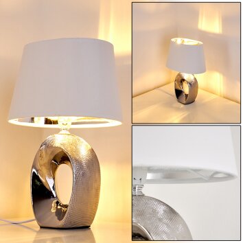Rovio Table Lamp silver, 1-light source