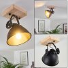 SVANFOLK Ceiling Light brown, black, 1-light source