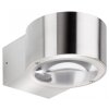 Lcd Fehmarn wall light stainless steel, 1-light source