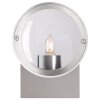 Lcd Fehmarn wall light stainless steel, 1-light source