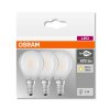 Osram LED E14 4,5 Watt 2700 Kelvin 470 Lumen Set of 3