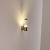Noreaz Outdoor Wall Light chrome, 1-light source