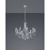 chandelier Trio Leuchten LUCERNA chrome, 8-light sources
