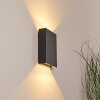 BENIN Outdoor Wall Light LED black, 2-light sources