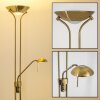 Rom uplighter LED antique brass, 2-light sources