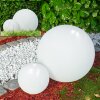 Globe light set Arslev white, 2-light sources
