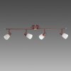 Brilliant MILOS Spotlight copper, 4-light sources